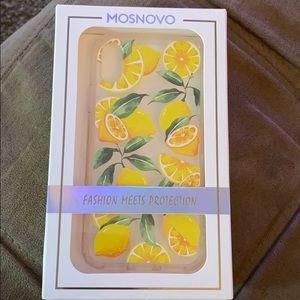 MOSNOVO LEMON PRINT IPHONE XS CASE NEW💛
